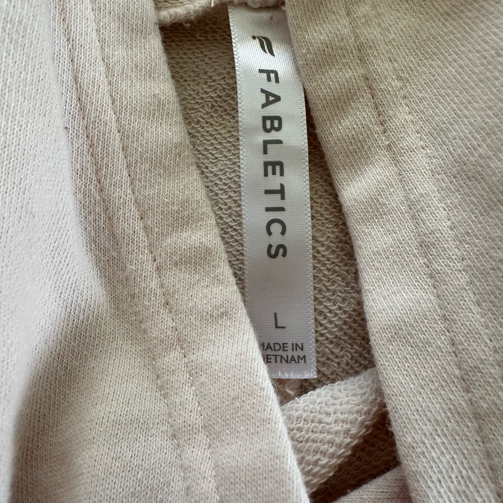Fabletics Lightweight Cropped Hoodie & Black Pocket Leggings - Picture 2 of 5